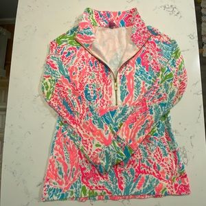 Lily Pulitzer Skipper Popover Cha Cha Neon XS